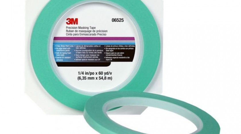 3M Banda Adeziva Mascare Precisa Verde 6.35MM X 54.8M 06525