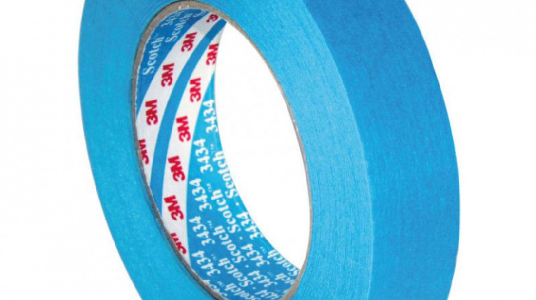 3M Banda Mascare Rezistenta La Apa High Performance Masking Tape 3434 30MM X 50M 07893