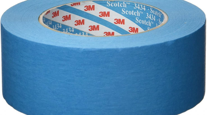 3M Banda Mascare Rezistenta La Apa High Performance Masking Tape 3434 50MM X 50M 07899