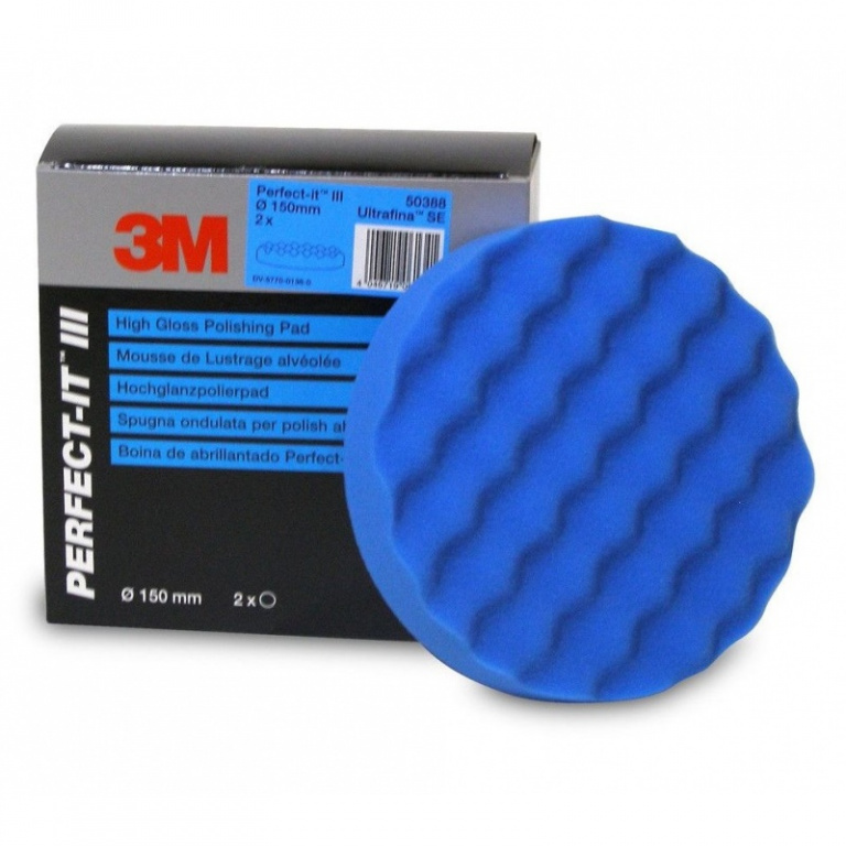 3M Burete Polish Albastru Valurit SE 203MM 50389