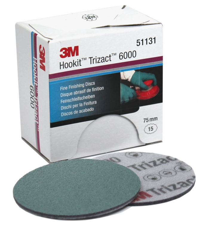 3M Disc Abraziv Trizact P6000 75MM 51131
