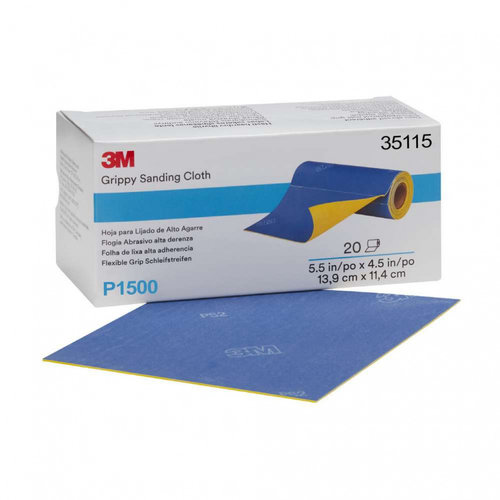 3M Hartie Abraziva Pe Suport Flexibil Aderent P1500 139 x 114MM 351153M