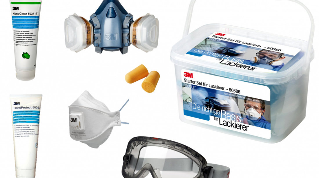 3M Kit Complet Masca Gaze + Ochelari + Filtre 50686
