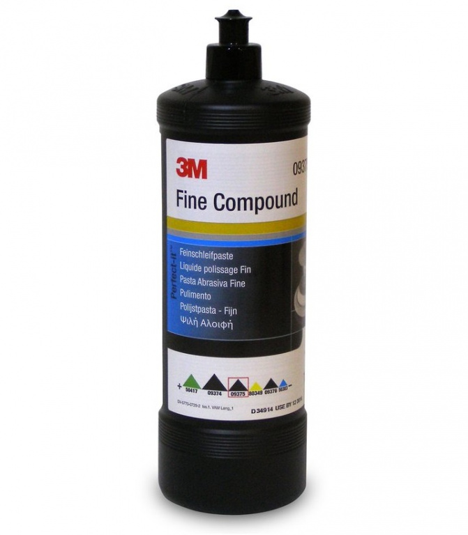 3M Pasta Abraziva Medie Negru 1L 09375