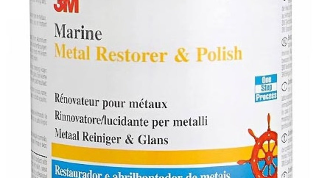 3M Pasta Polish Reconditionat Metal Metal Restorer &amp; Polish 500ML 09019