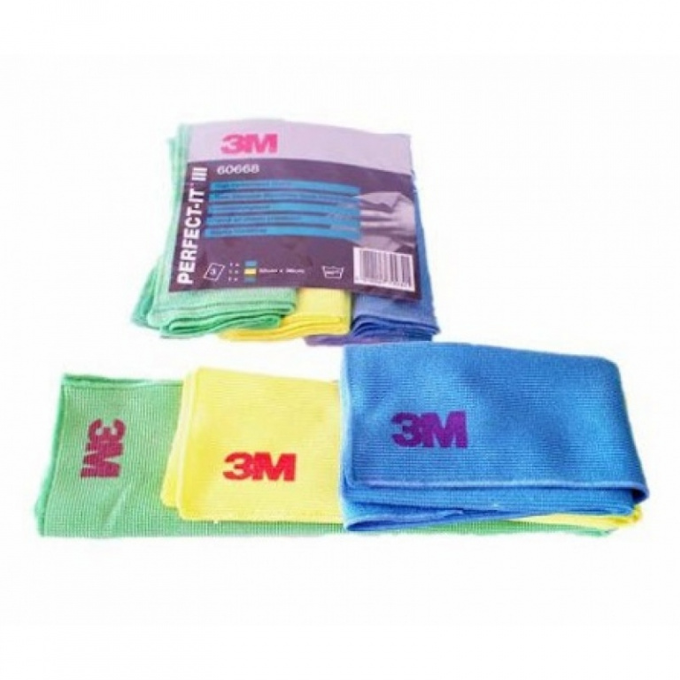 3M Set 3 Buc Laveta Pentru Polish Inalta Performanta Refolosibila 60668