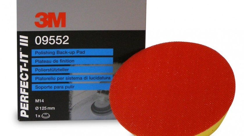 3M Taler Polisare Suport Burete Polish Perfect It III Polishing Back-Up Pad Quick Connect 125MM M14 09552