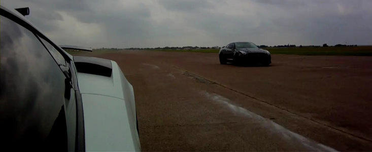 4.500 cai putere in actiune: Lambo Gallardo Twin-Turbo vs. AMS Alpha Omega