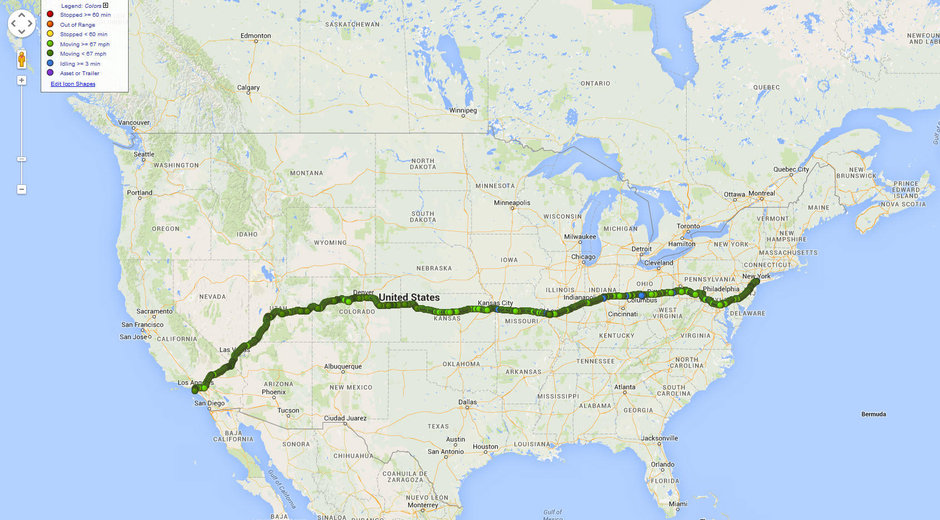 4.845 km in 2 zile si jumatate, cu masina electrica