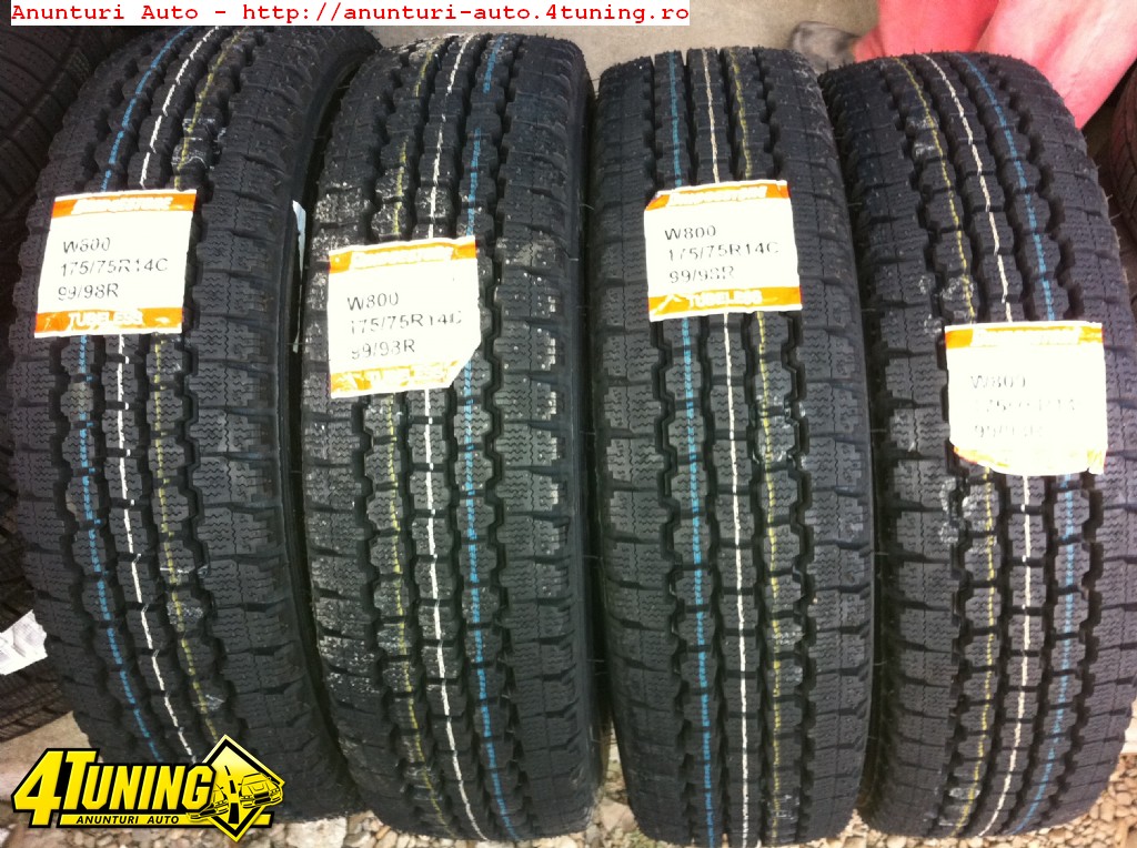 4 anvelope 175/75/14c bridgestone de iar