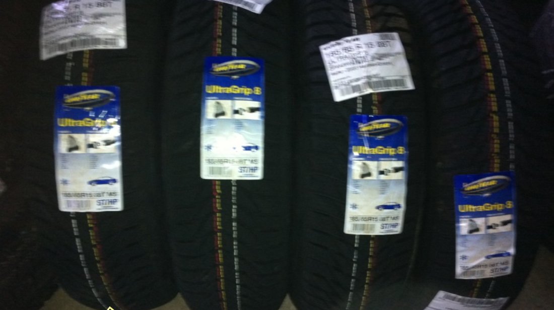 4 anvelope 185/65/15 goodyear de iarna noi