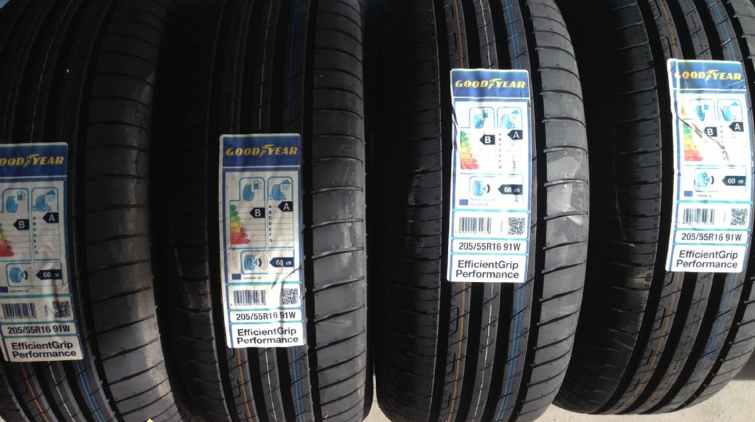 4 anvelope 205/55/16 goodyear de vara noi