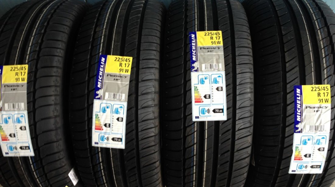 4 ANVELOPE 225/45/17 MICHELIN DE VARA NOI