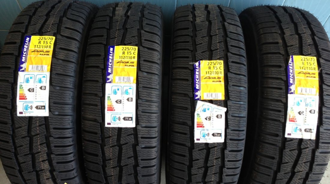 4 anvelope 225/70/15C Michelin de iarna noi