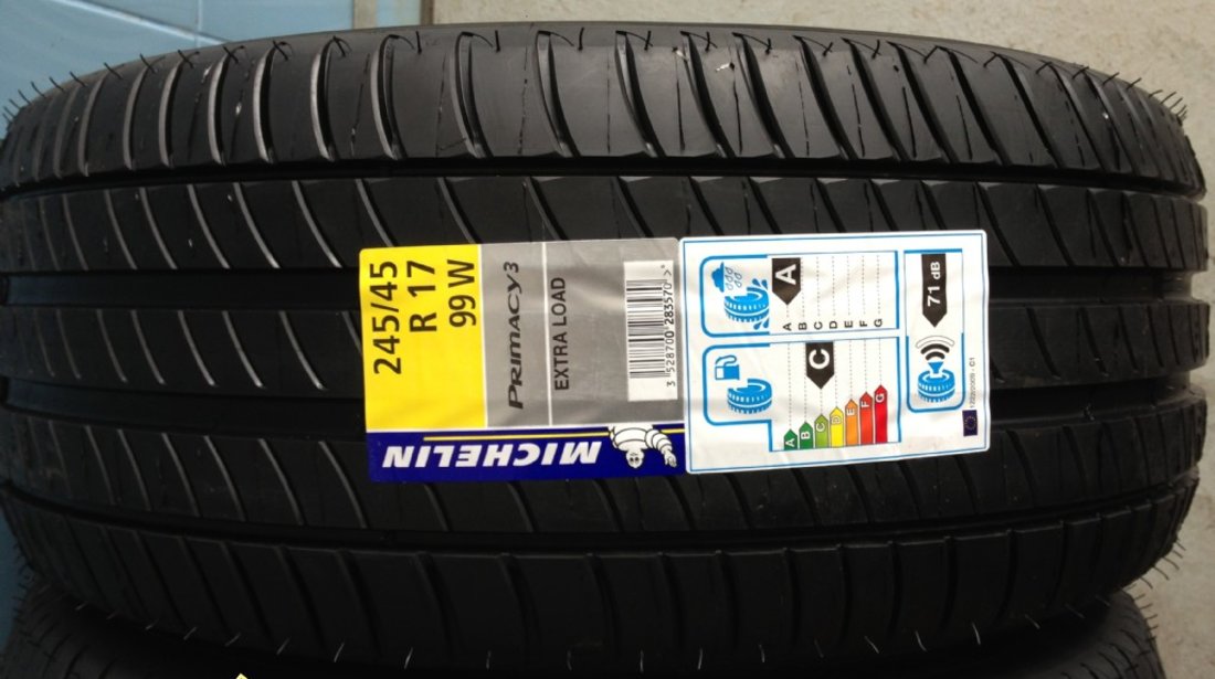 4 anvelope 245/45/17 michelin de vara noi