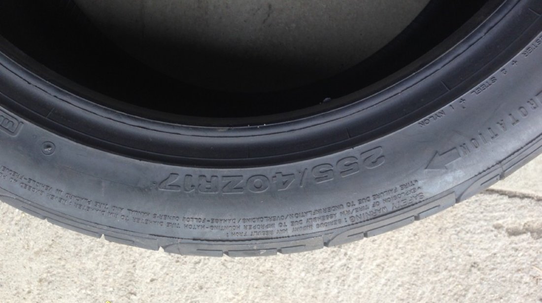 4 anvelope 255/40Z R17 De vara DUNLOP