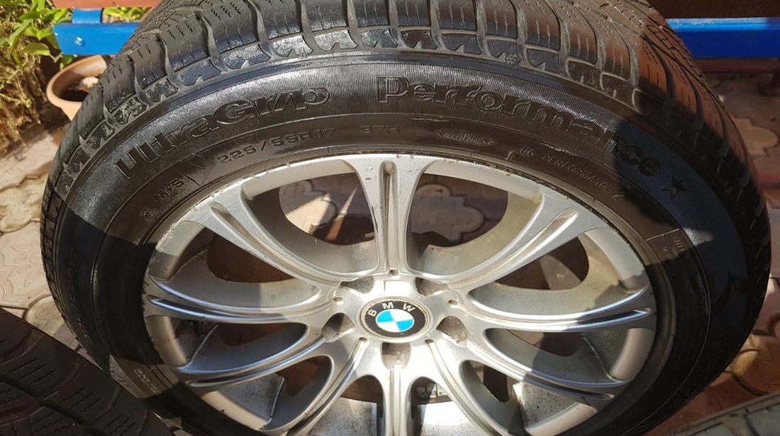 4 jante bmw + cauciucuri/anvelope iarna M+S