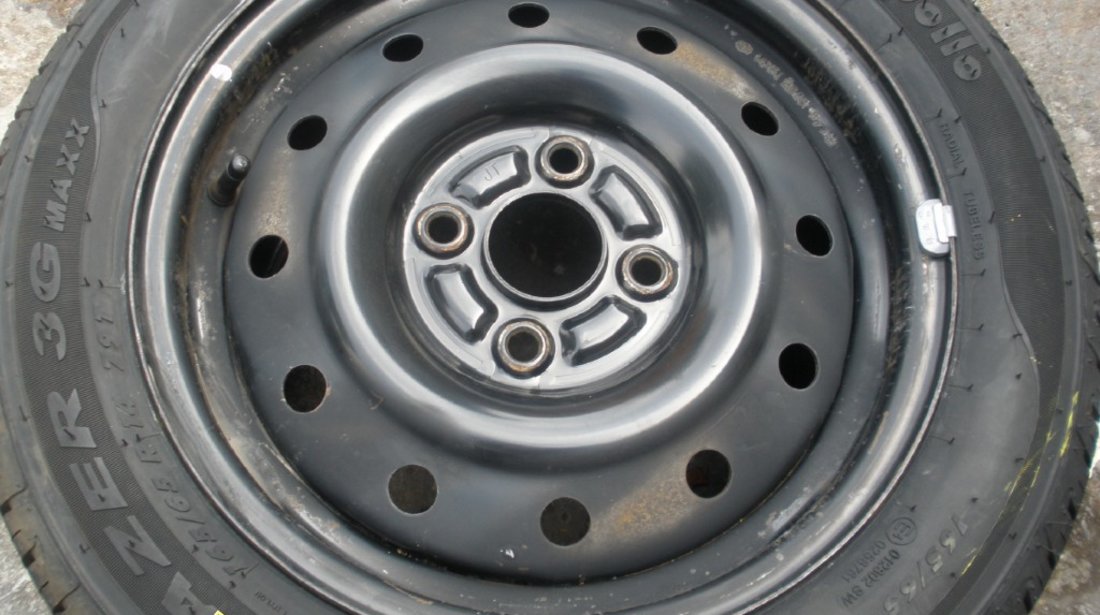 4 jante de tabla pe 14" hyundai accent,getz,etc pret 400ron toate4