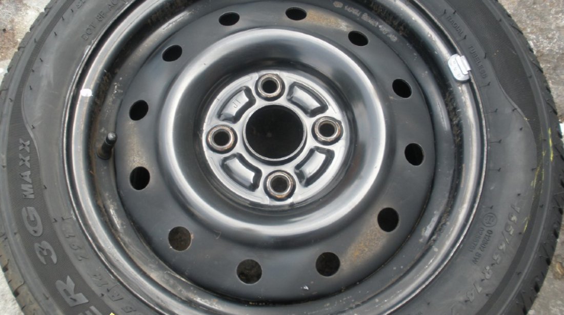 4 jante de tabla pe 14" hyundai accent,getz,etc pret 400ron toate4