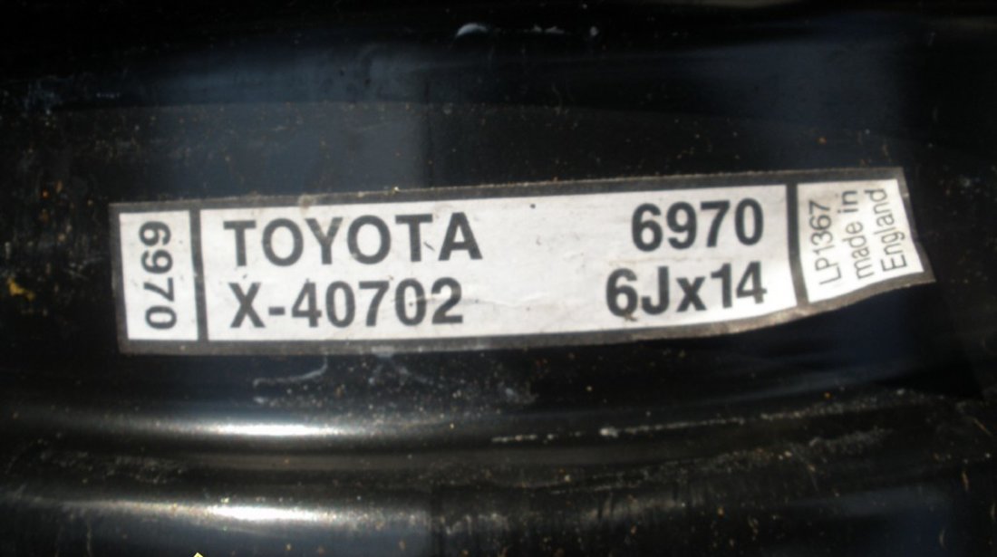 4 jante pentru japoneze pe 14 cu 5x100 merg pe toyota honda suzuky nissan etc pret 300ron toate4