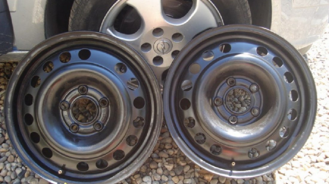 4 jante tabla noi pe 15 cu 5x110 pt toata gama opel 500ron toate4