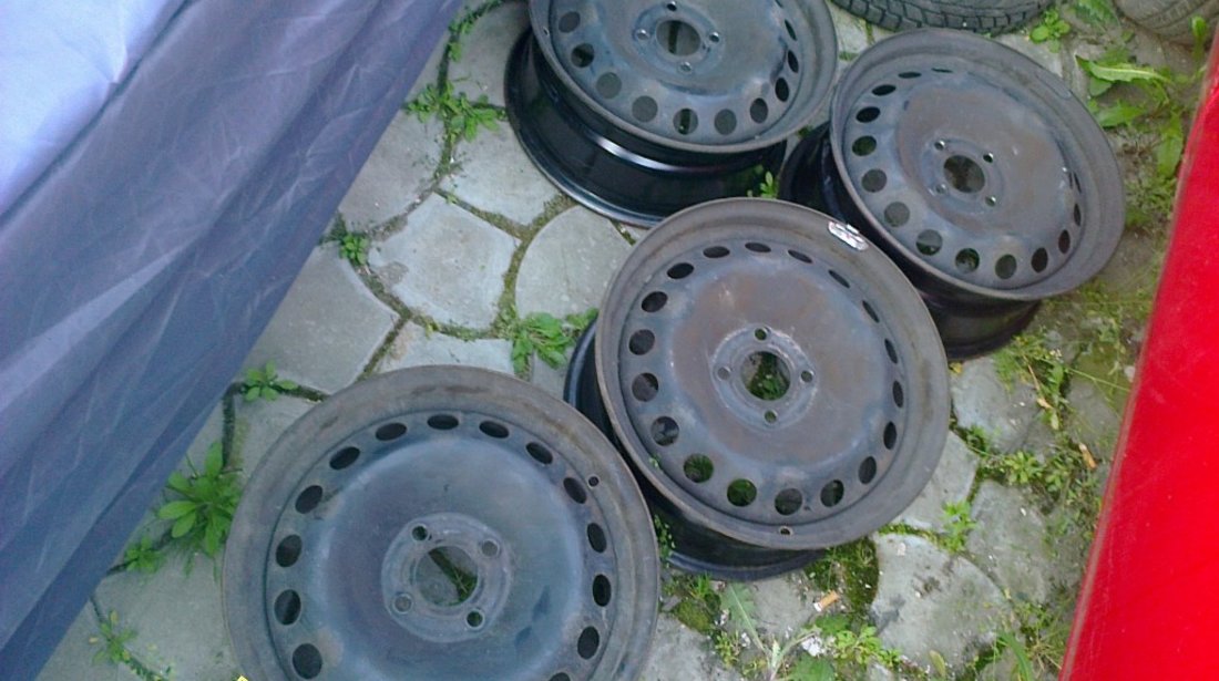 4 jante tabla renault megane 2 diametru 15 4x100mm ET45