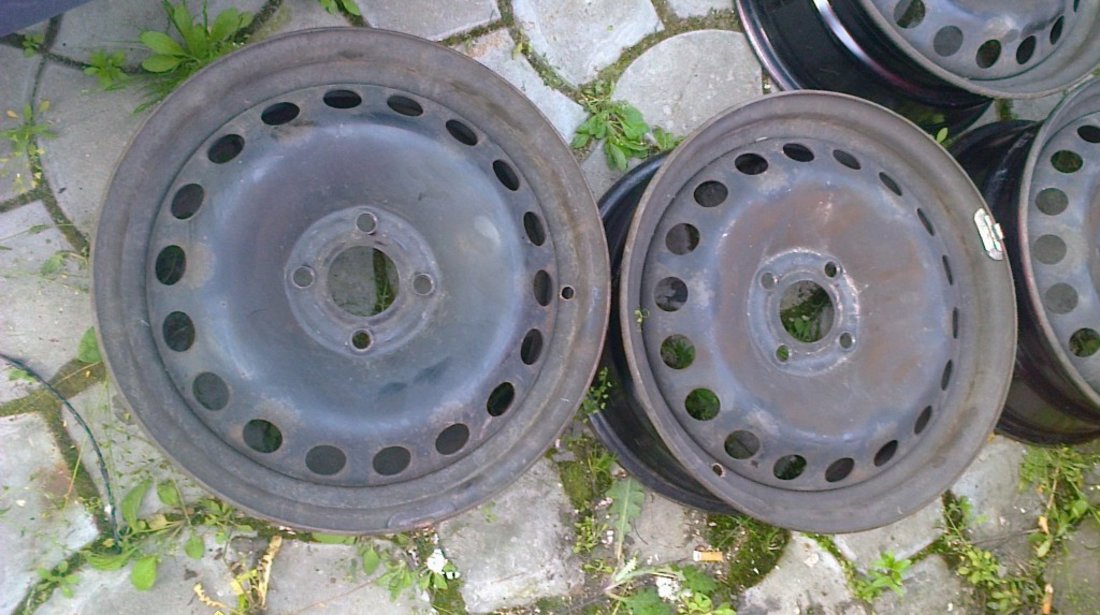 4 jante tabla renault megane 2 diametru 15 4x100mm ET45