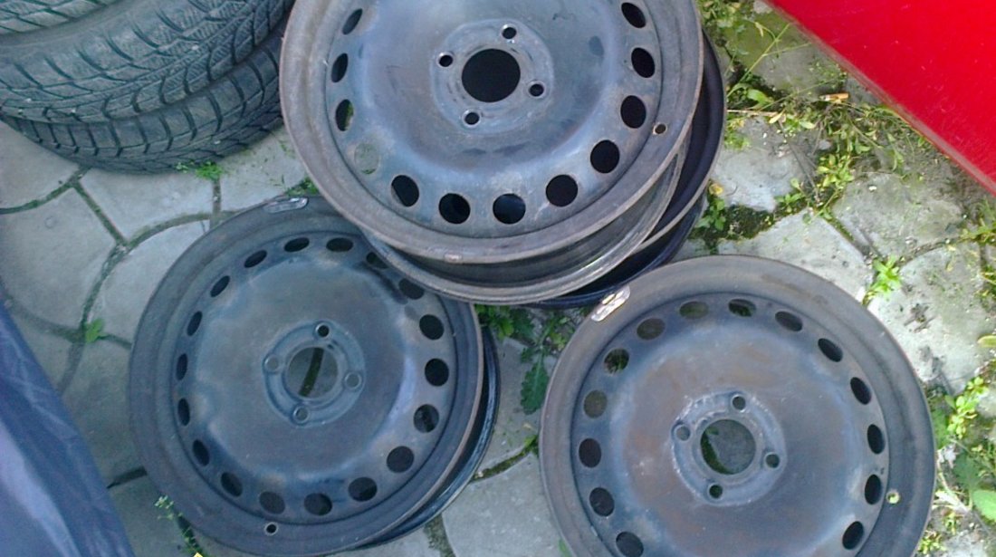 4 jante tabla renault megane 2 diametru 15 4x100mm ET45