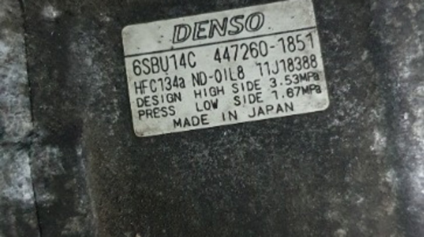 447260-1851/6SBU14C Compresor AC BMW 2.0 d tip motor N47D20A