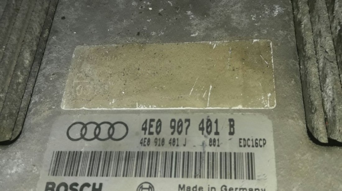 4e0907401b calculator ecu motor Audi A8 3.0tdi quattro asb 233hp 0281012151