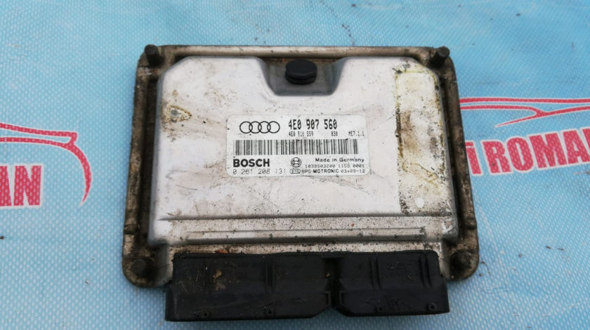 4e0907560 calculator motor ecu audi a8 3.0 benzina 4e d3 asn 220cp