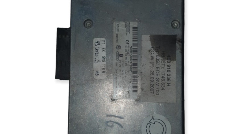 4E0910336H Modul bluetooth Audi A6 (4F2, C6) Fab: 2004 - 2010