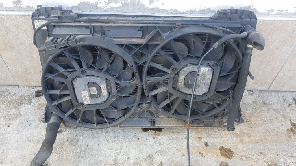 4e0959455g electroventilator ac racire GMV complet audi a8 d3 4e 3.0tdi 4.0tdi