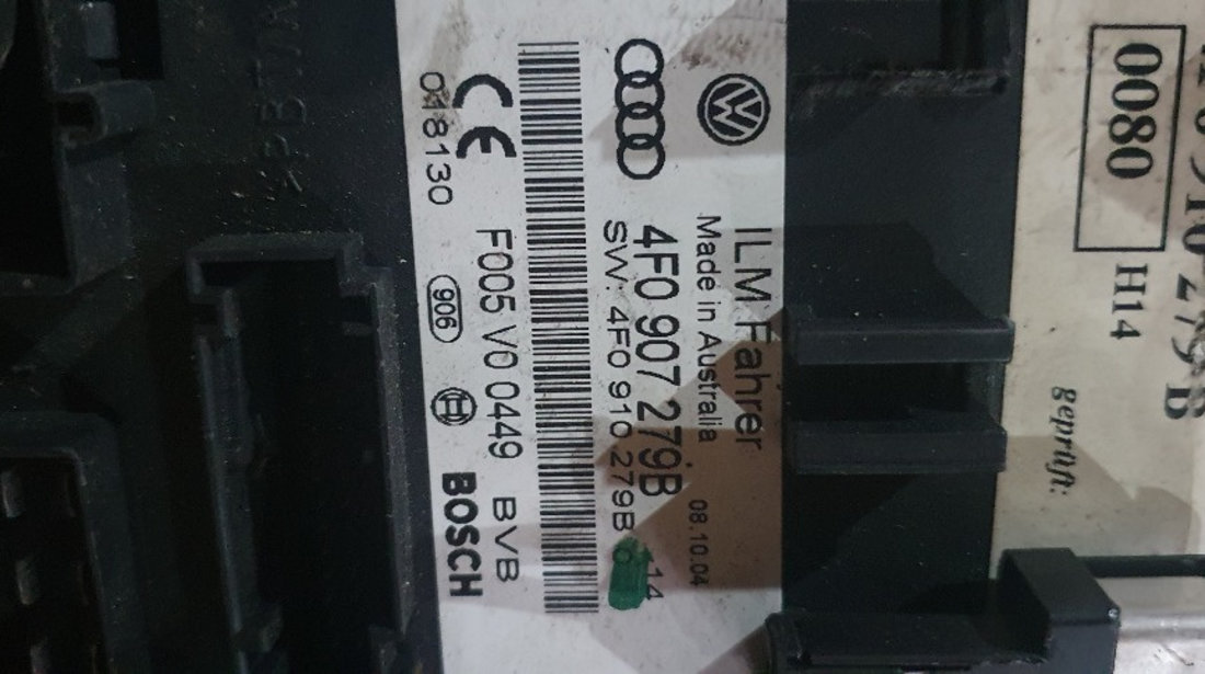 4F0907279B Calculator confort Audi A4 (8EC, B7) Fab: 2004 - 2008