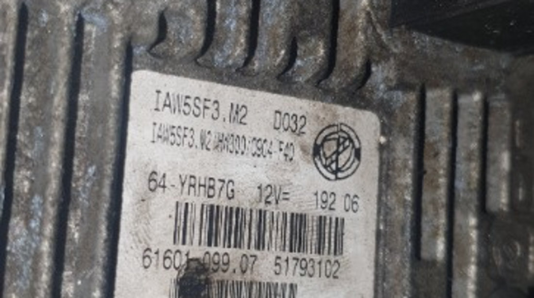 51793102 Calculator motor ECU Fiat Grande Punto 1.4i benzina Fab: 1999-2012