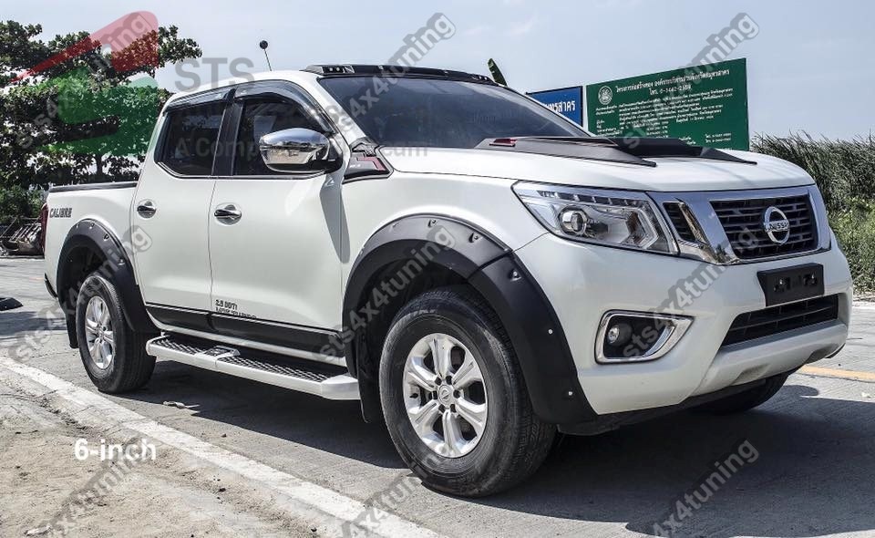 6" APARATORI ARIPA PENTRU NISSAN NAVARA NP300 2015-2017 [4X4-DESIGN] [V5]