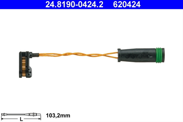 620424 Senzor Avertizare - Ate Vag 24.8190-0424.2