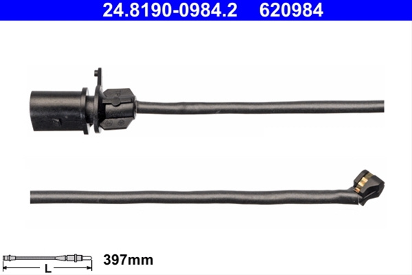 620984 Senzor Uzura Placute Frana Ate Vag 24.8190-0984.2