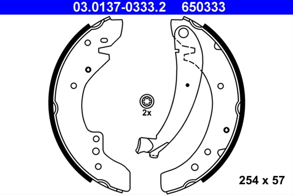650333 Set Saboti Frana - Ate Citroën 03.0137-0333.2