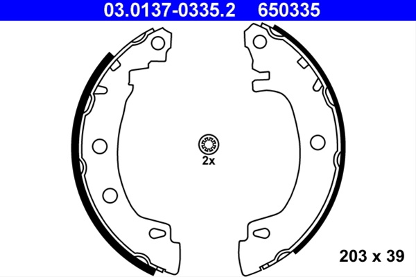 650335 Set Saboti Frana - Ate Renault 03.0137-0335.2