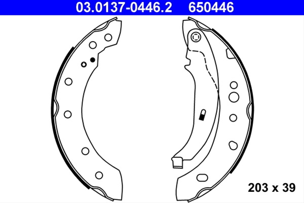 650446 Set Saboti Frana Ate Peugeot 03.0137-0446.2