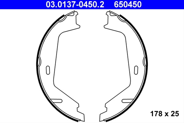 650450 Set Saboti Frana Ate Volvo 03.0137-0450.2