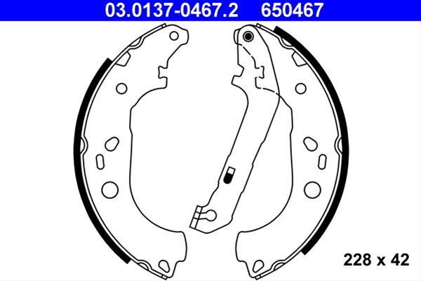 650467-set Saboti Frana Ate Ford 03.0137-0467.2