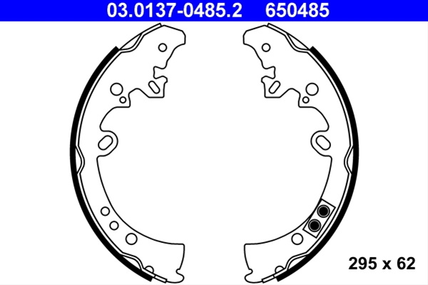 650485 Set Saboti Frana - Ate Toyota 03.0137-0485.2