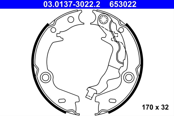 653022 Set Saboti Frana Ate Kia 03.0137-3022.2