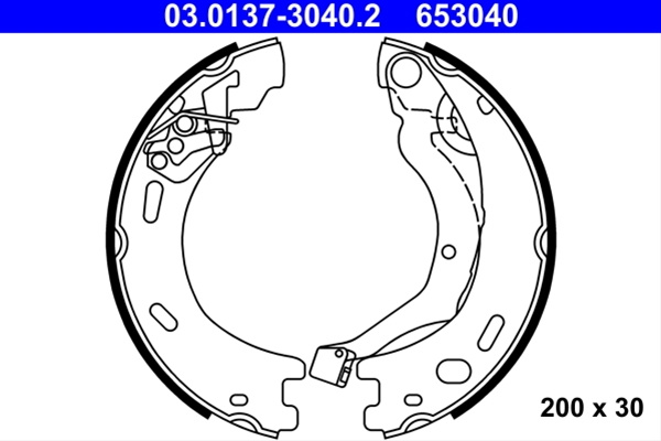 653040 Set Saboti Frana Ate Land Rover 03.0137-3040.2