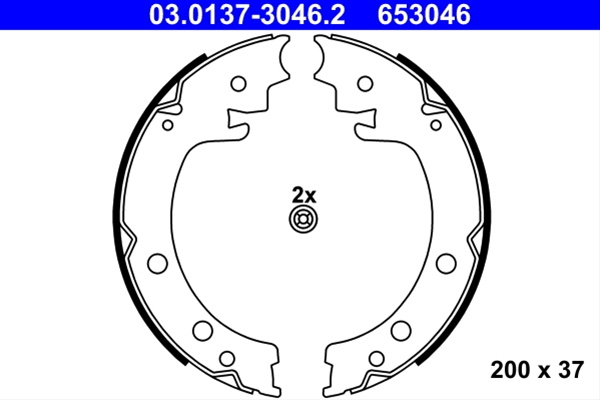 653046 Set Saboti Frana Ate Suzuki 03.0137-3046.2