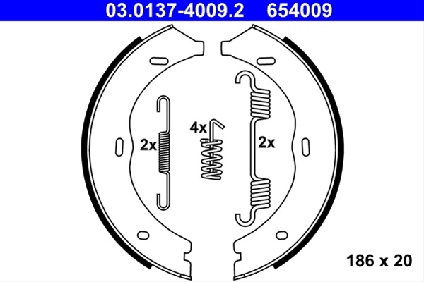 654009 Set Saboti Frana - Ate Mercedes-Benz 03.0137-4009.2