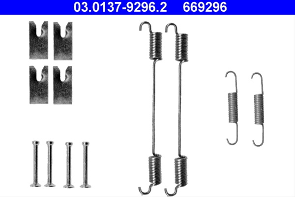 669296 Set Accesorii Saboti - Ate Opel 03.0137-9296.2