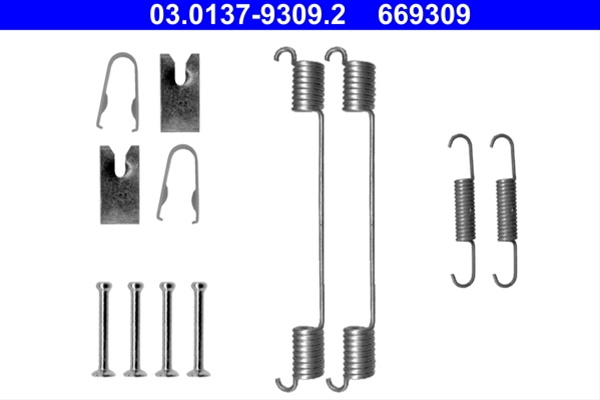 669309 Set Accesorii Saboti - Ate Opel 03.0137-9309.2